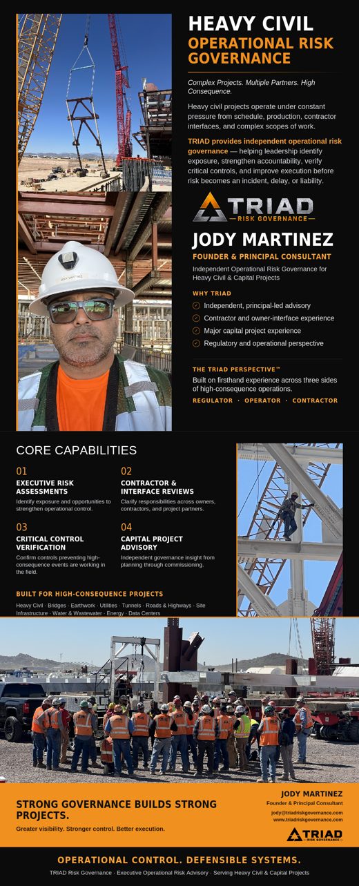 Heavy Civil Operational Risk Governance flyer preview