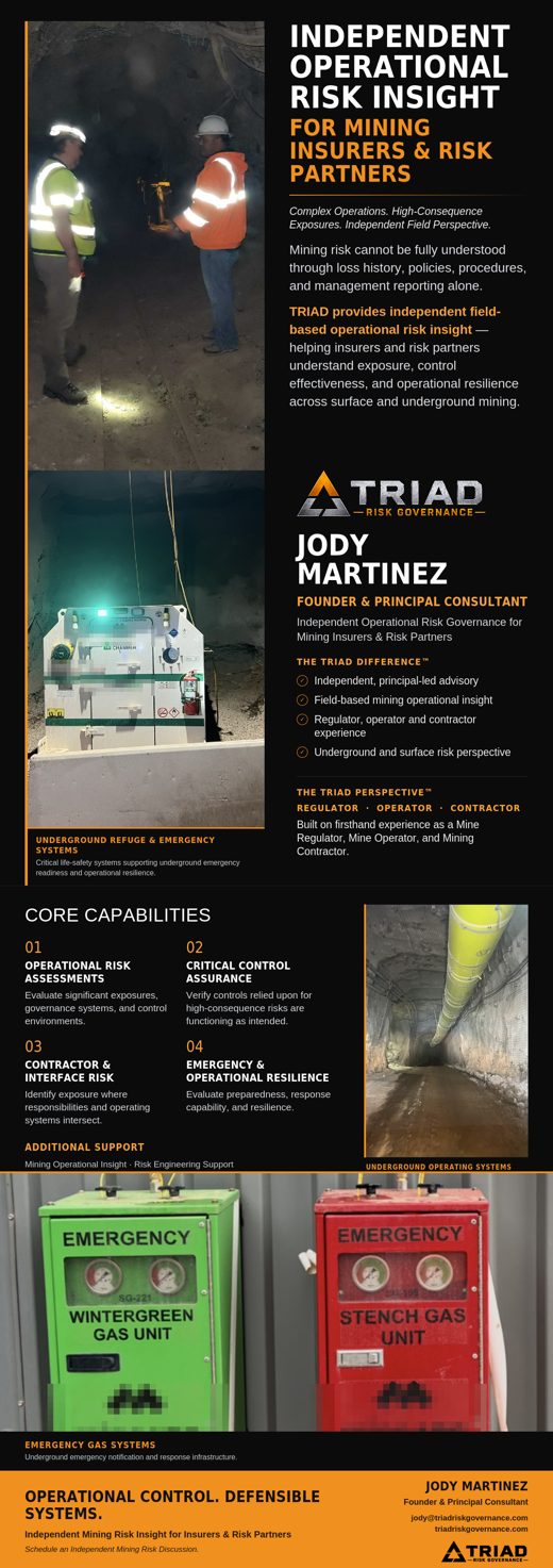 Independent Operational Risk Insight for Mining Insurers & Risk Partners flyer preview